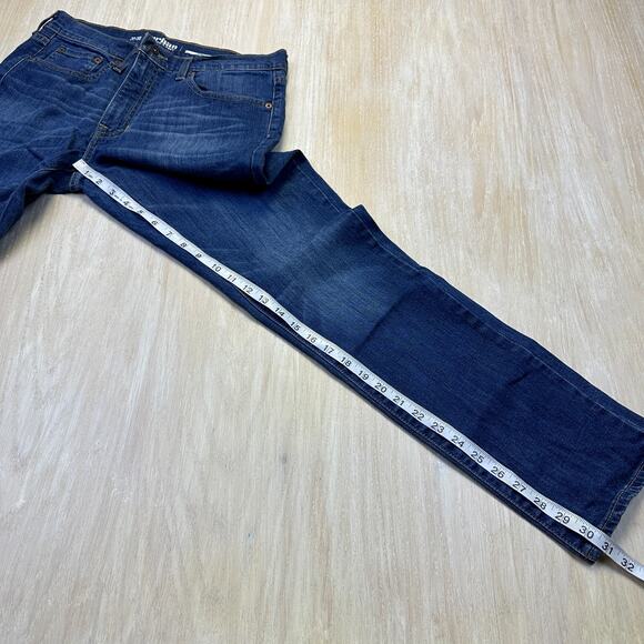 Urban Pipeline Blue Dark Wash Cotton Blend Casual Slim Denim Jeans Men's 32/30 - Picture 7 of 14